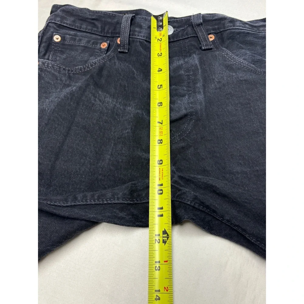 Levis Premium Big E 501 93 Straight Leg Black Jeans‎ Mens W29 L30 79830-0026